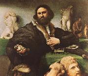 Lorenzo Lotto Portrait of Andrea Odoni oil on canvas